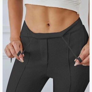 boot cut Women's Black High-Waisted Pants